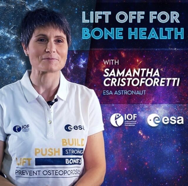 Με χαρά σας ανακοινώνουμε την έναρξη της καμπάνιας #LiftOffForBoneHealth - @international_osteoporosis Foundation σε συνεργασία με την @europeanspaceagency  αστροναύτη Samantha Cristoforetti! Μείνετε συντονισμένοι καθώς η Samantha μοιράζεται εμπνευσμένα μηνύματα & μας προτρέπει όλους στην δια βίου άσκηση #exercise για την υγεία των οστών μας.
https://bit.ly/39wmq9H

#MissionMinerva #ΑπογειώστετηΣκελετικήσαςΥγεία #LiftoffForBoneHealth #PhysicalActivity #exercise